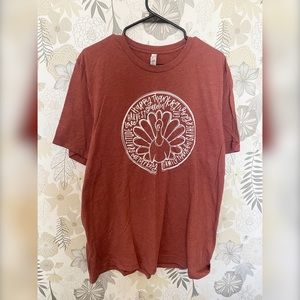 Bella Canvas Thanksgiving Turkey T-shirt Size XL